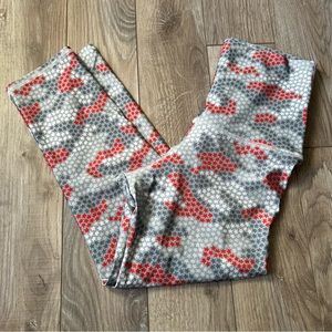 Emily Hsu Designs red white gray star High Waist Legging medium